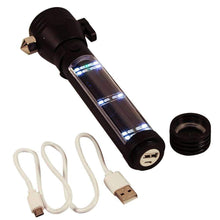 Load image into Gallery viewer, 9-in-1 Multi-Function LED Solar Rechargeable Flashlight